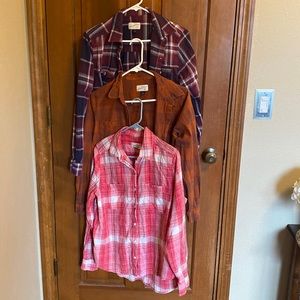 Universal Threads (3) cotton long sleeve shirts